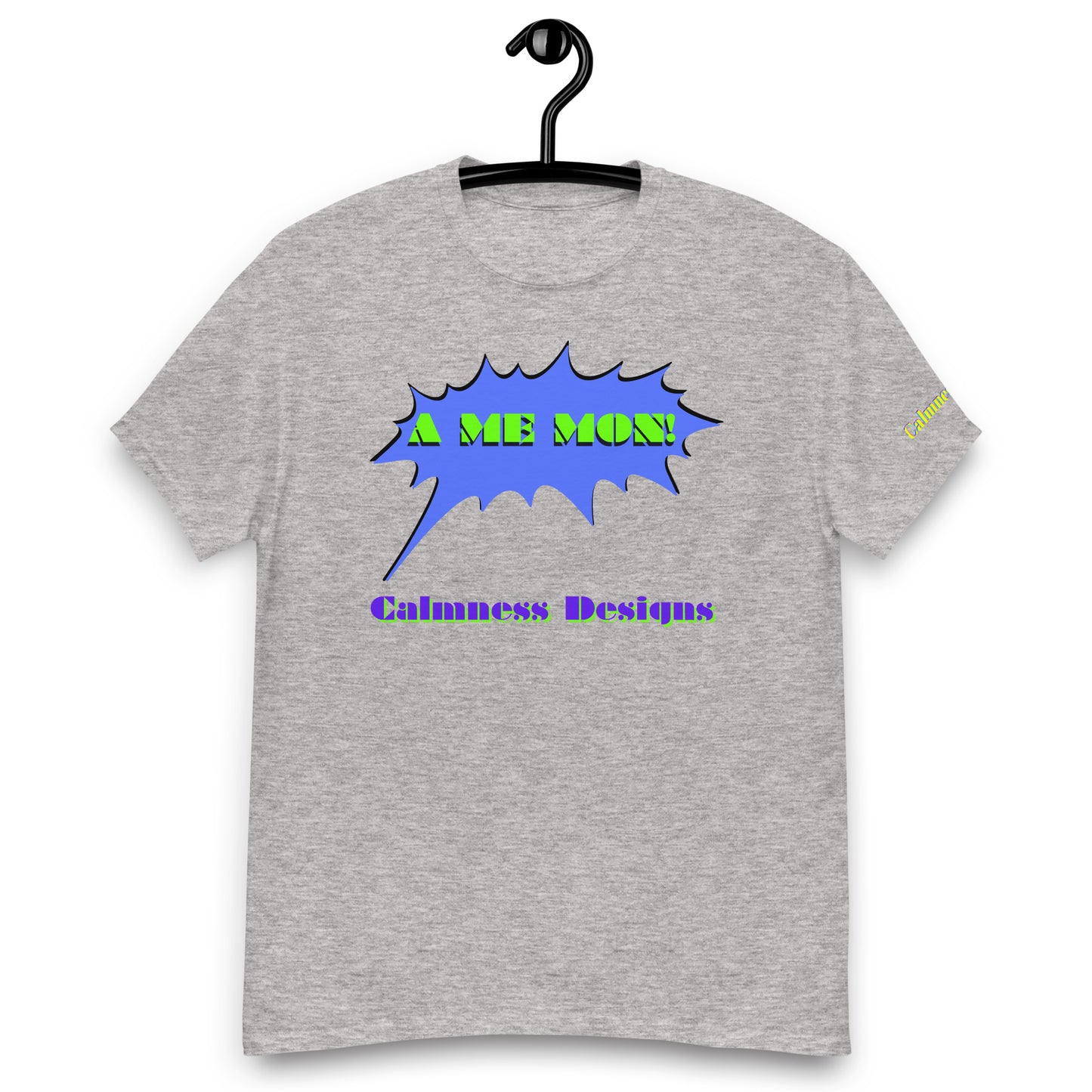 Scream Comic Speech Bubble, A ME MON!, Calmness Designs, Men's classic tee