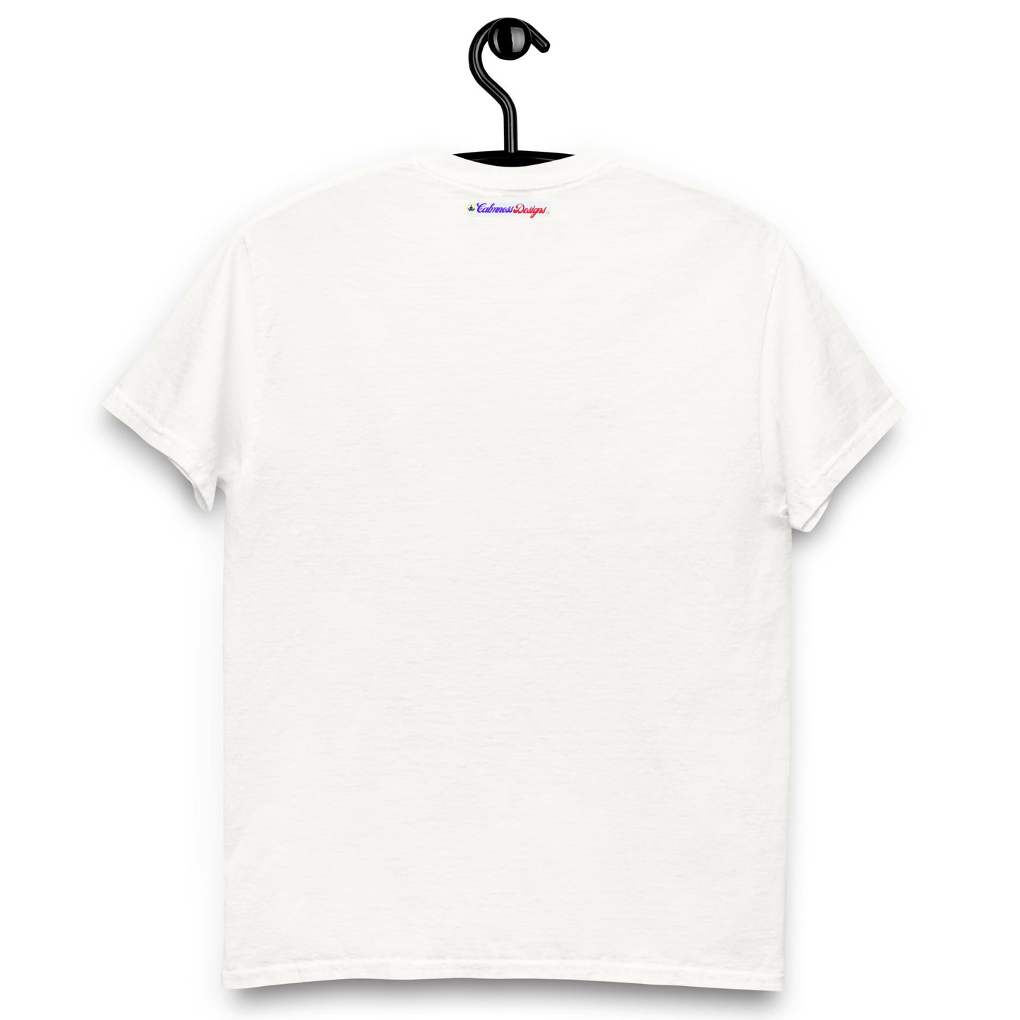 THINK ABOUT THINGS DIFFERENTLY, Calmness Designs, Creative Designs, Men's classic tee