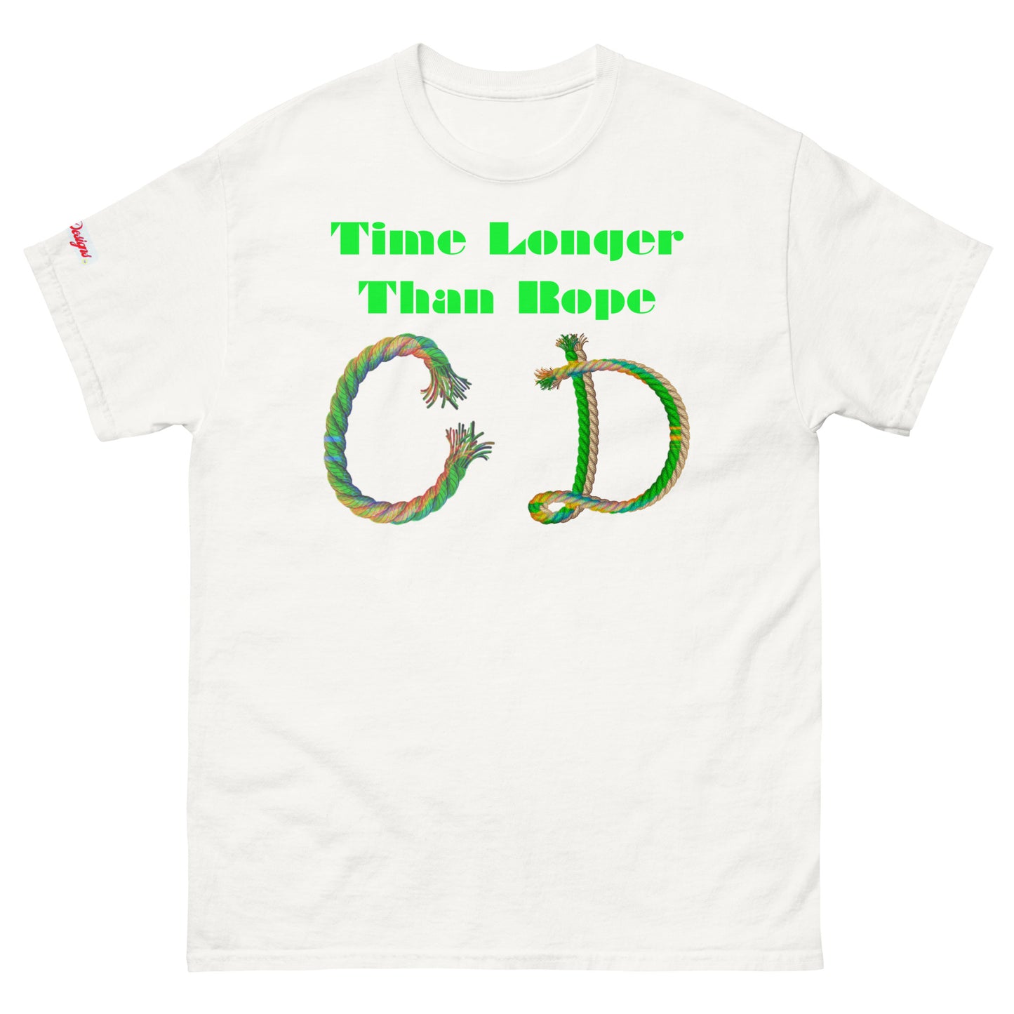 Time Longer Than Rope, (C D) Calmness Designs, Men's classic tee