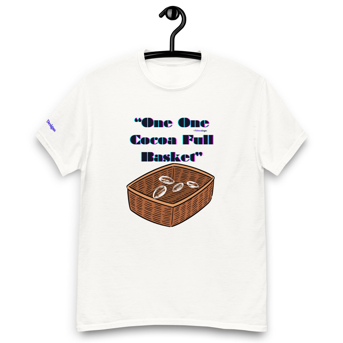 One One Cocoa Full Basket, Cocoa in Basket, Calmness Designs, Men's classic tee