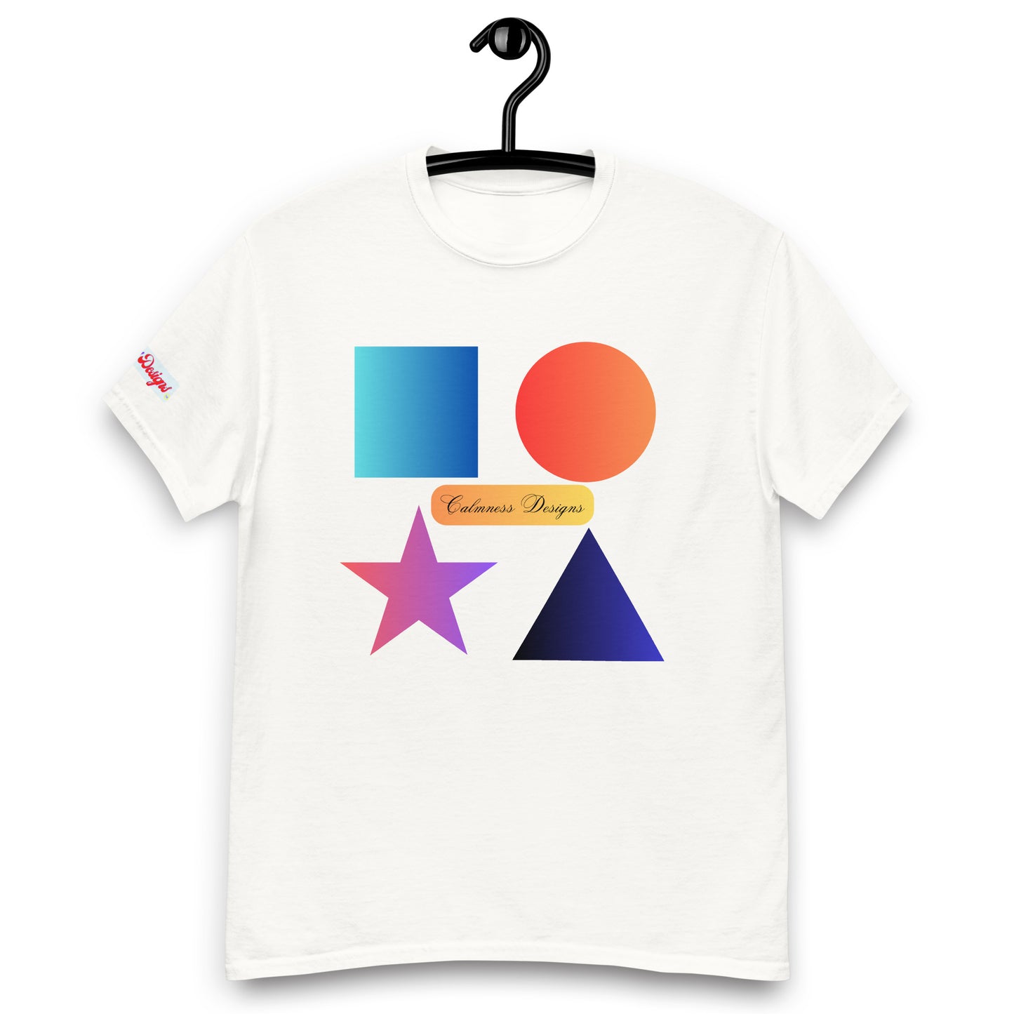 Square, Triangle, Circle, Star, Calmness Designs, Creative Designs, Men's classic tee