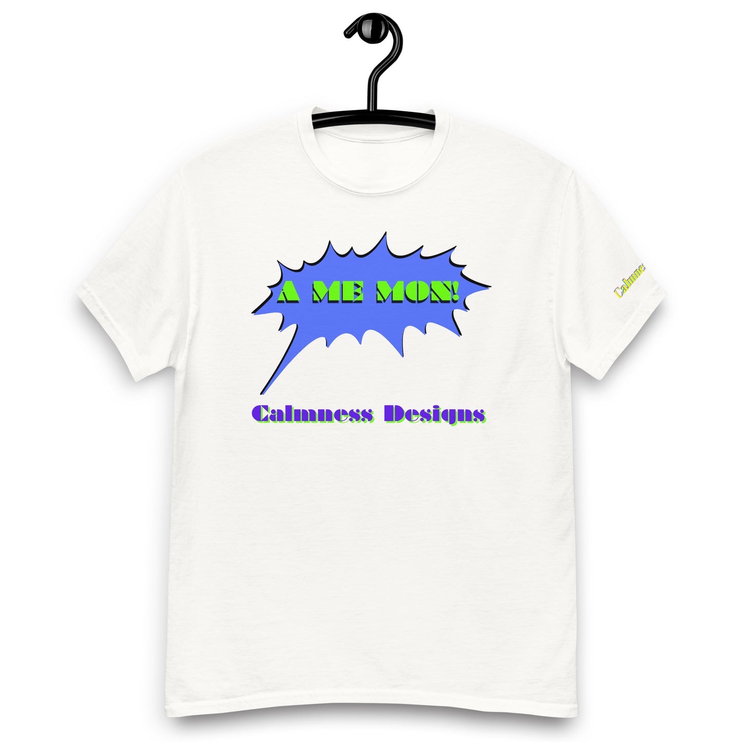 Scream Comic Speech Bubble, A ME MON!, Calmness Designs, Men's classic tee