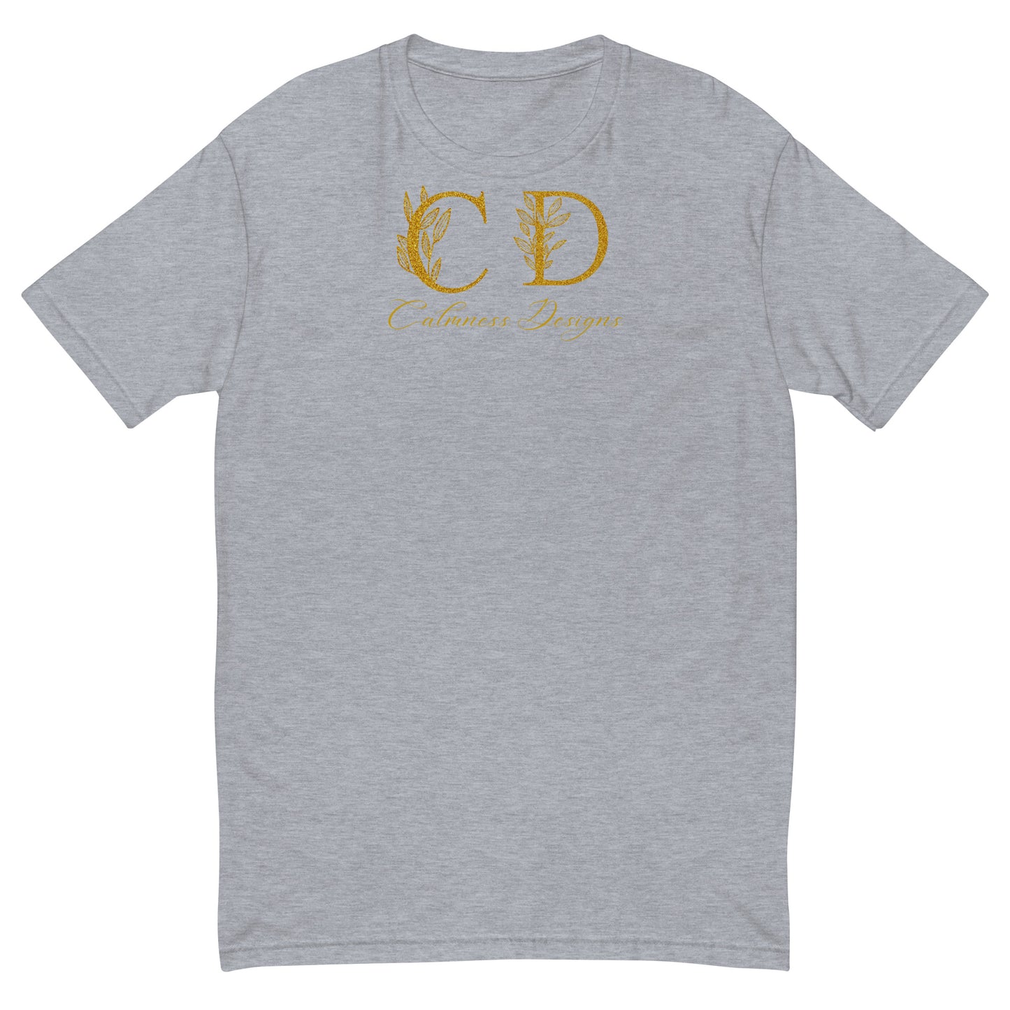 Gold-Calmness Designs, (C D), Short Sleeve T-shirt