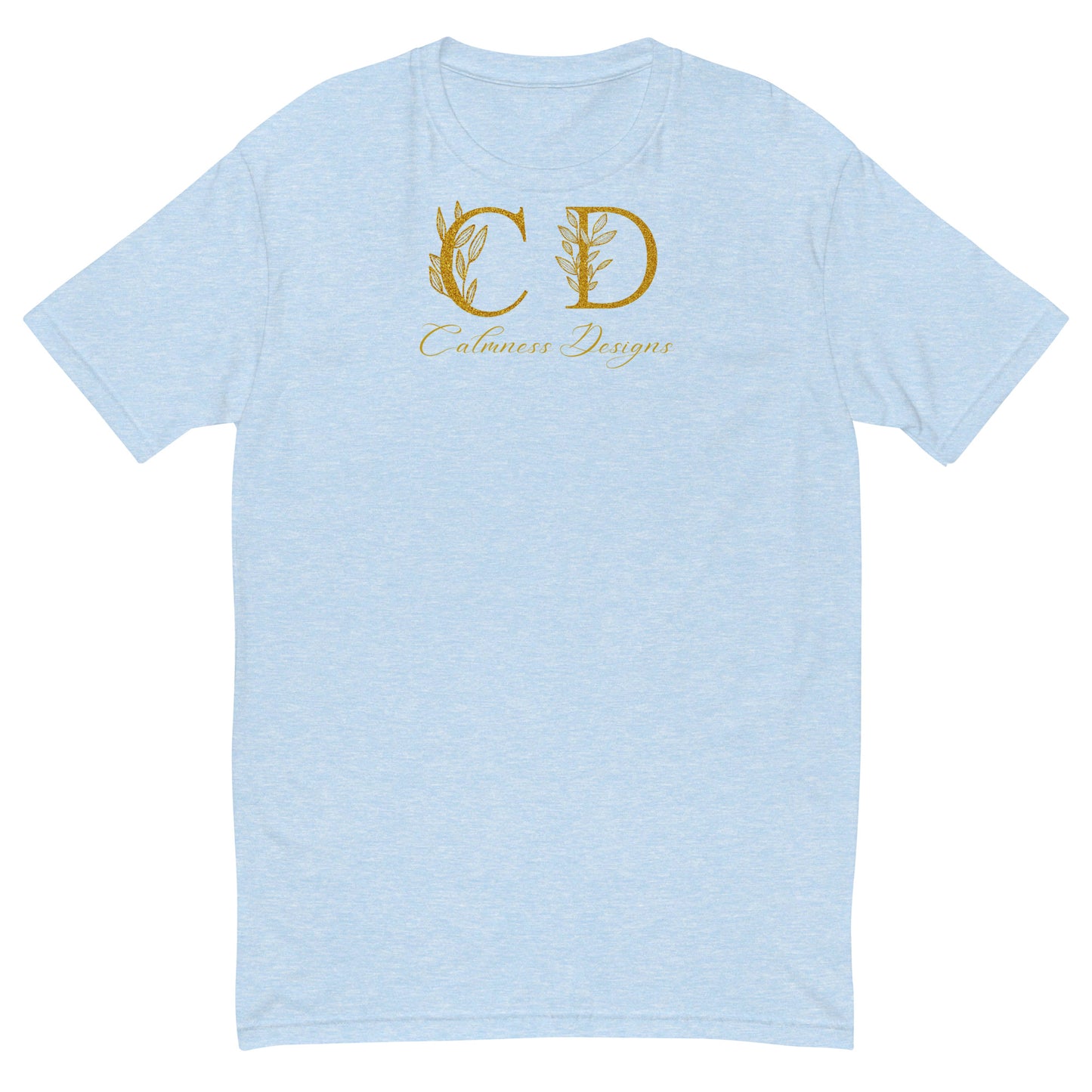 Gold-Calmness Designs, (C D), Short Sleeve T-shirt