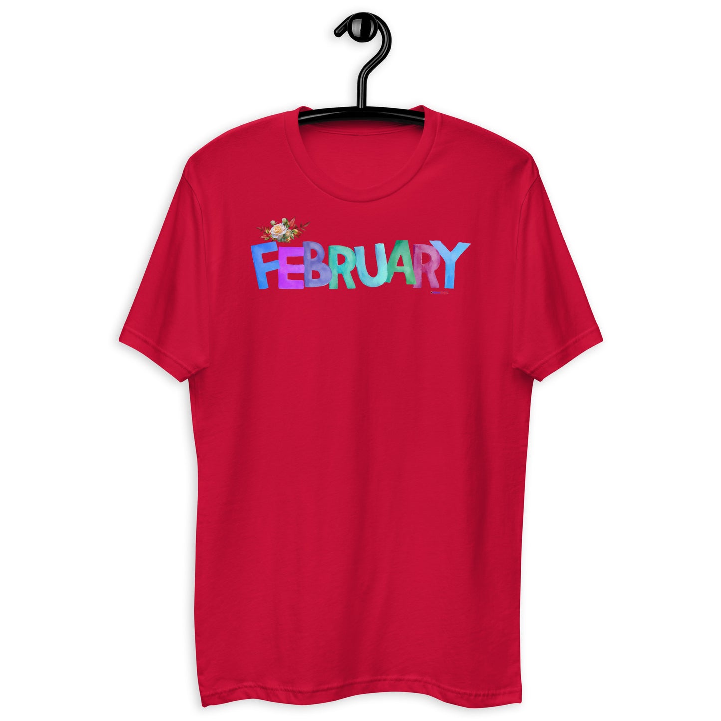 February, Calmness Designs, Short Sleeve T-shirt