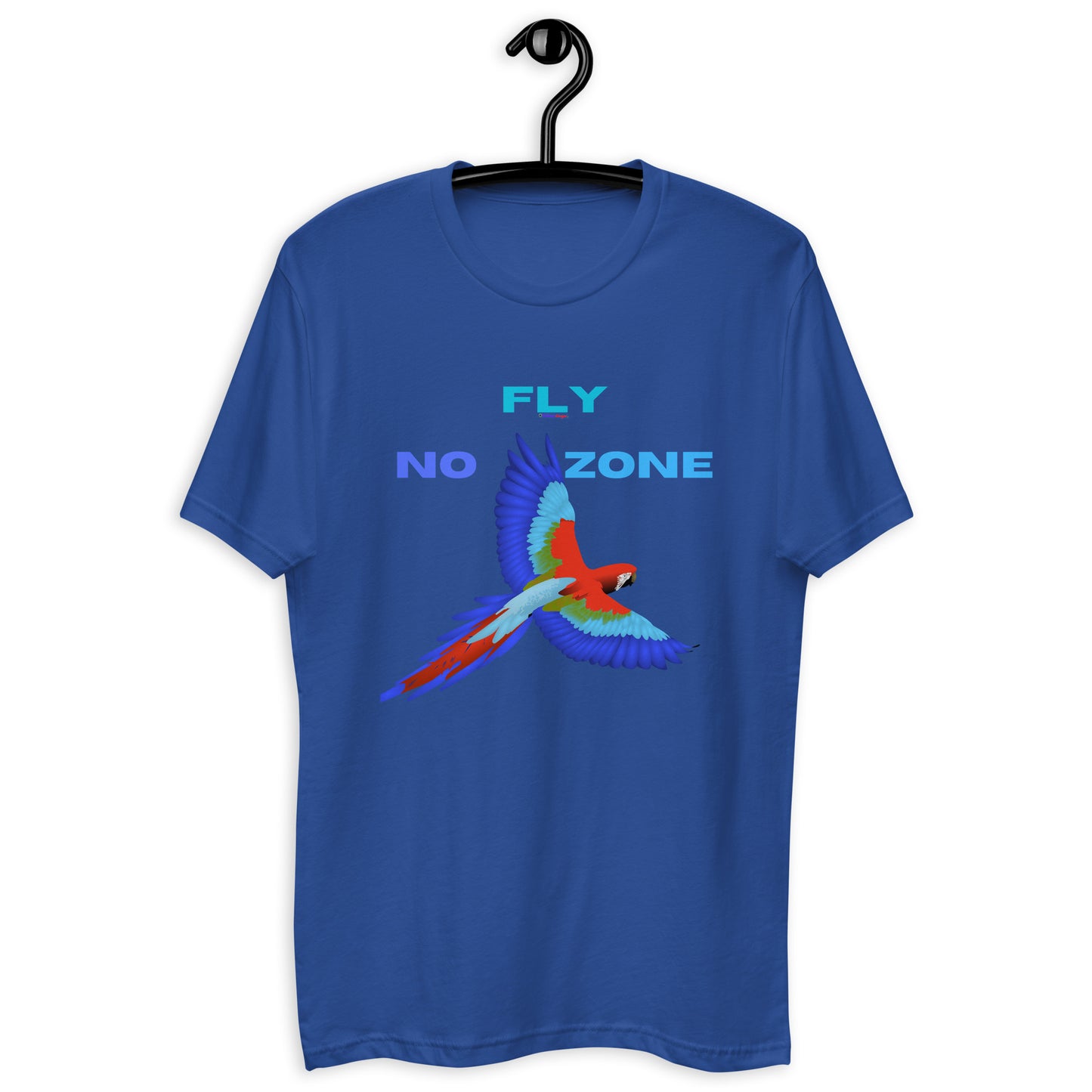 No Fly Zone, Beautiful Parrot Colorful, Flying, Calmness Designs, Short Sleeve T-shirt