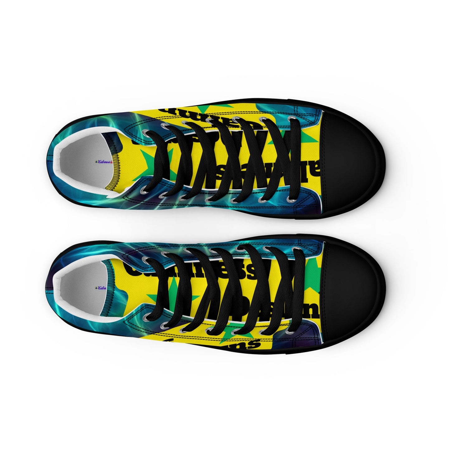 Spiral Fibonacci Pattern, Creative Designs, Calmness Designs, Men’s high top canvas shoes