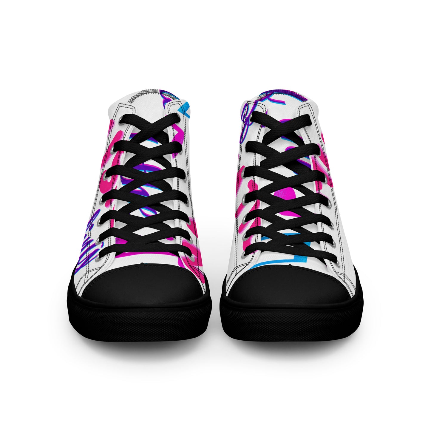 MUSIC Is the Healing of THE NATION, Calmness Designs, Creative Designs, Men’s high top canvas shoes