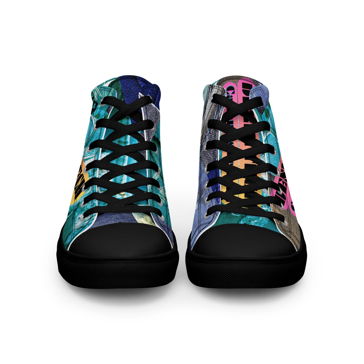 Denim Tech, Calmness Designs, Men’s high top canvas shoes