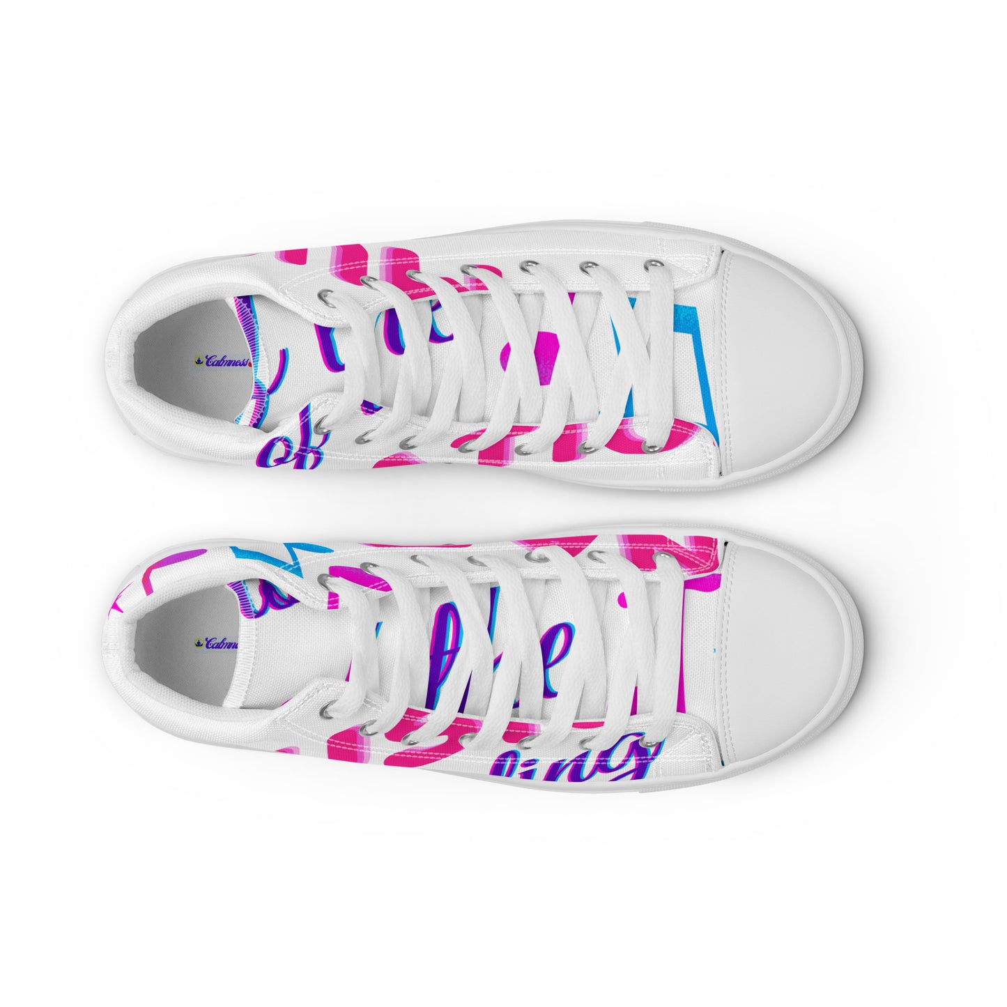 MUSIC Is the Healing of THE NATION, Calmness Designs, Creative Designs, Men’s high top canvas shoes