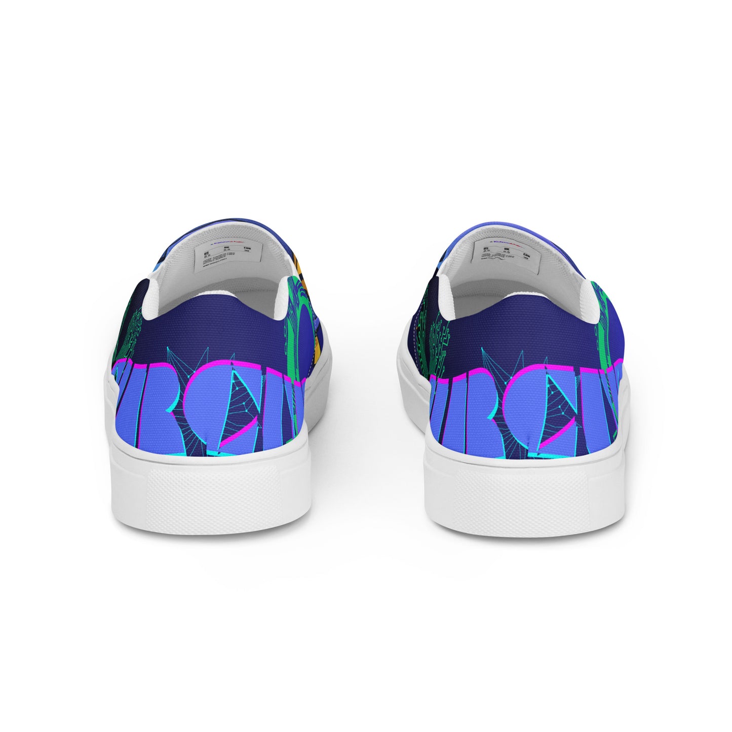Circuit Board Technology, Hand Drawn Electronic Integrated Circuit, Digital Network Technology, Men’s slip-on canvas shoes