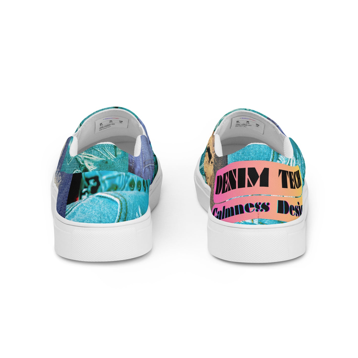 Denim Tech, Calmness Designs, Men’s slip-on canvas shoes
