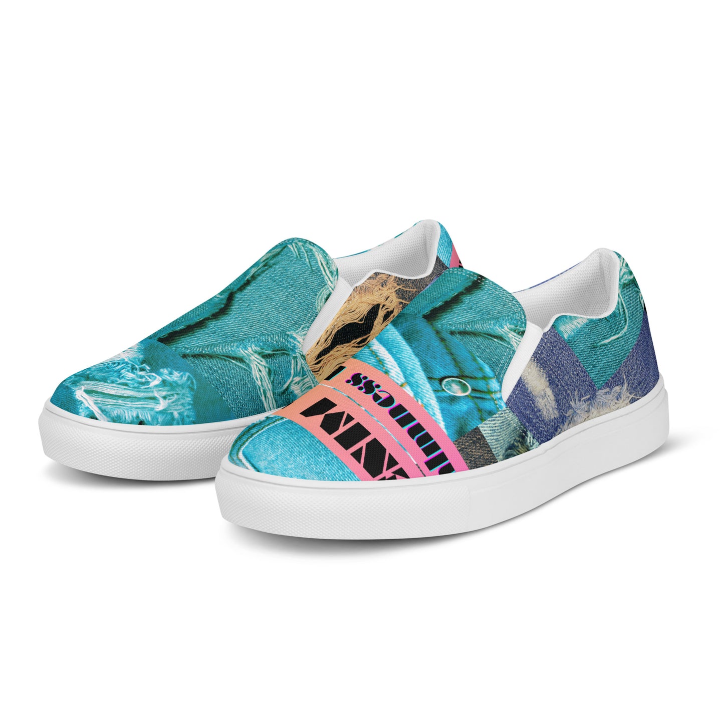 Denim Tech, Calmness Designs, Men’s slip-on canvas shoes