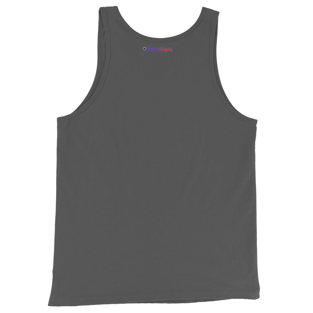Mr. KOOL BEER, GREEN-GLASSES, CALMNESS DESIGNS, Creative Designer's, Men's Tank Top