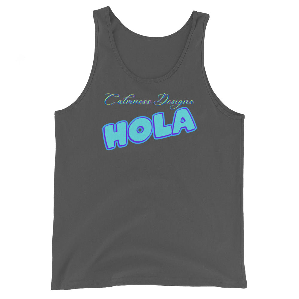 Calmness Designs, Hola, Unisex Tank Top