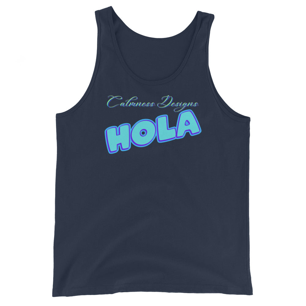 Calmness Designs, Hola, Unisex Tank Top