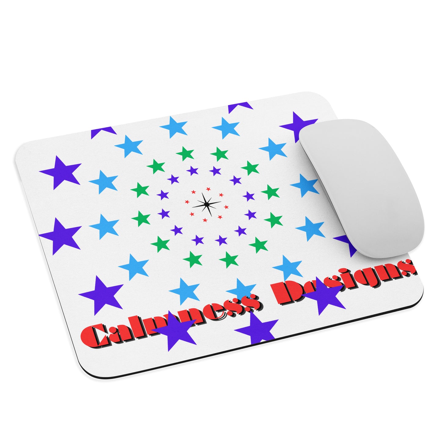 Stars Circle Icon, Calmness Designs, Mouse pad