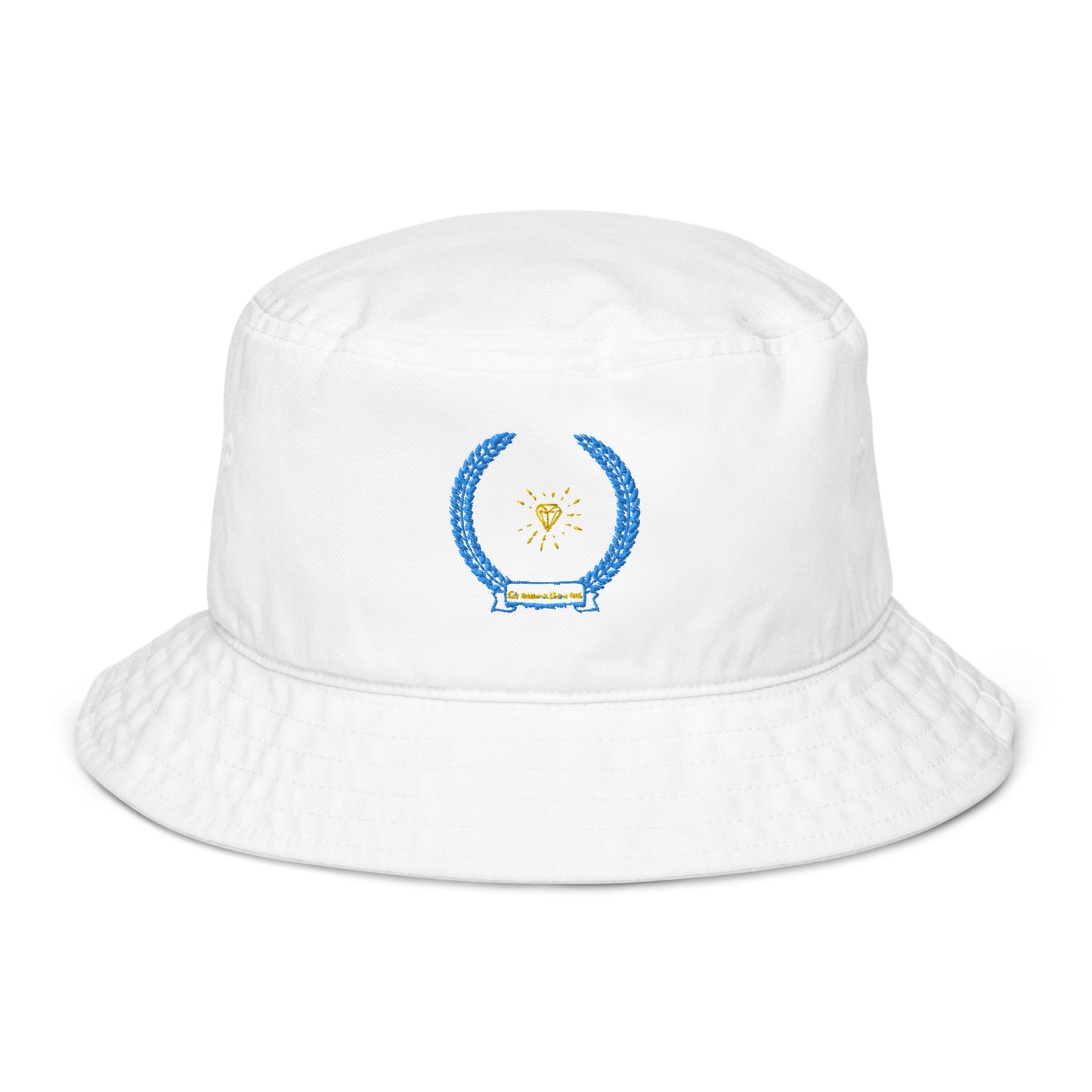 Diamond in Coats of Arms, Calmness Designs, Organic bucket hat