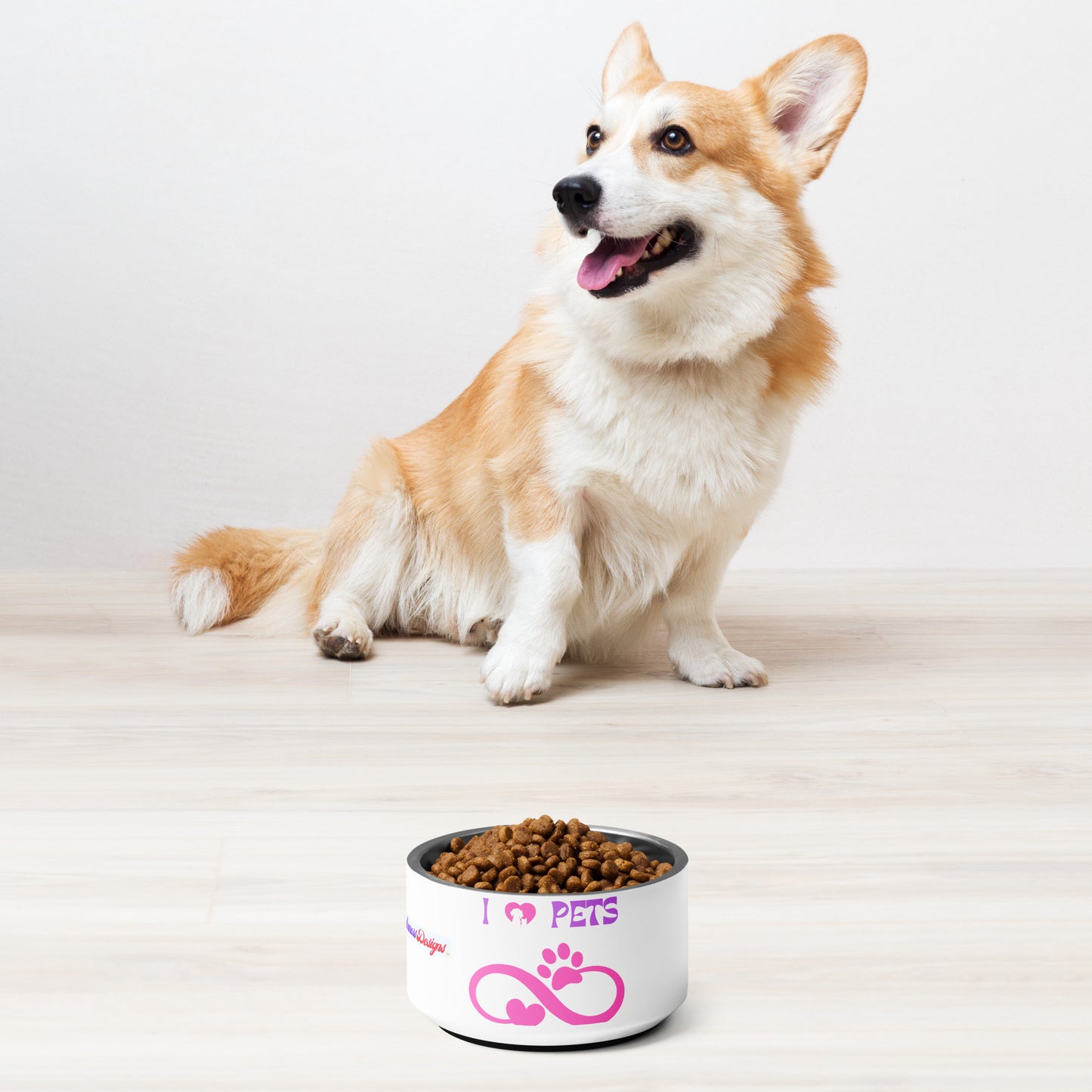 Heart and Pets, I LOVE PETS, CALMNESS DESIGNS, Creative Designer's, Pet bowl
