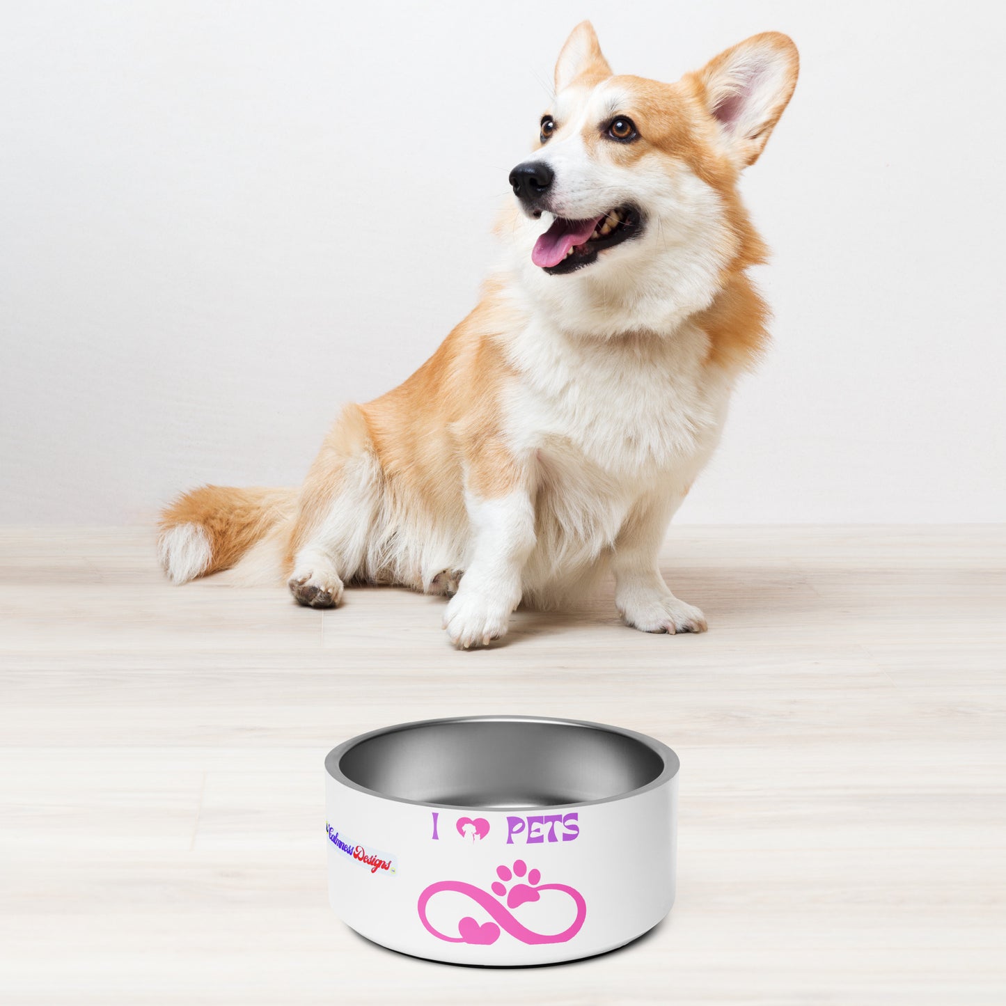 Heart and Pets, I LOVE PETS, CALMNESS DESIGNS, Creative Designer's, Pet bowl