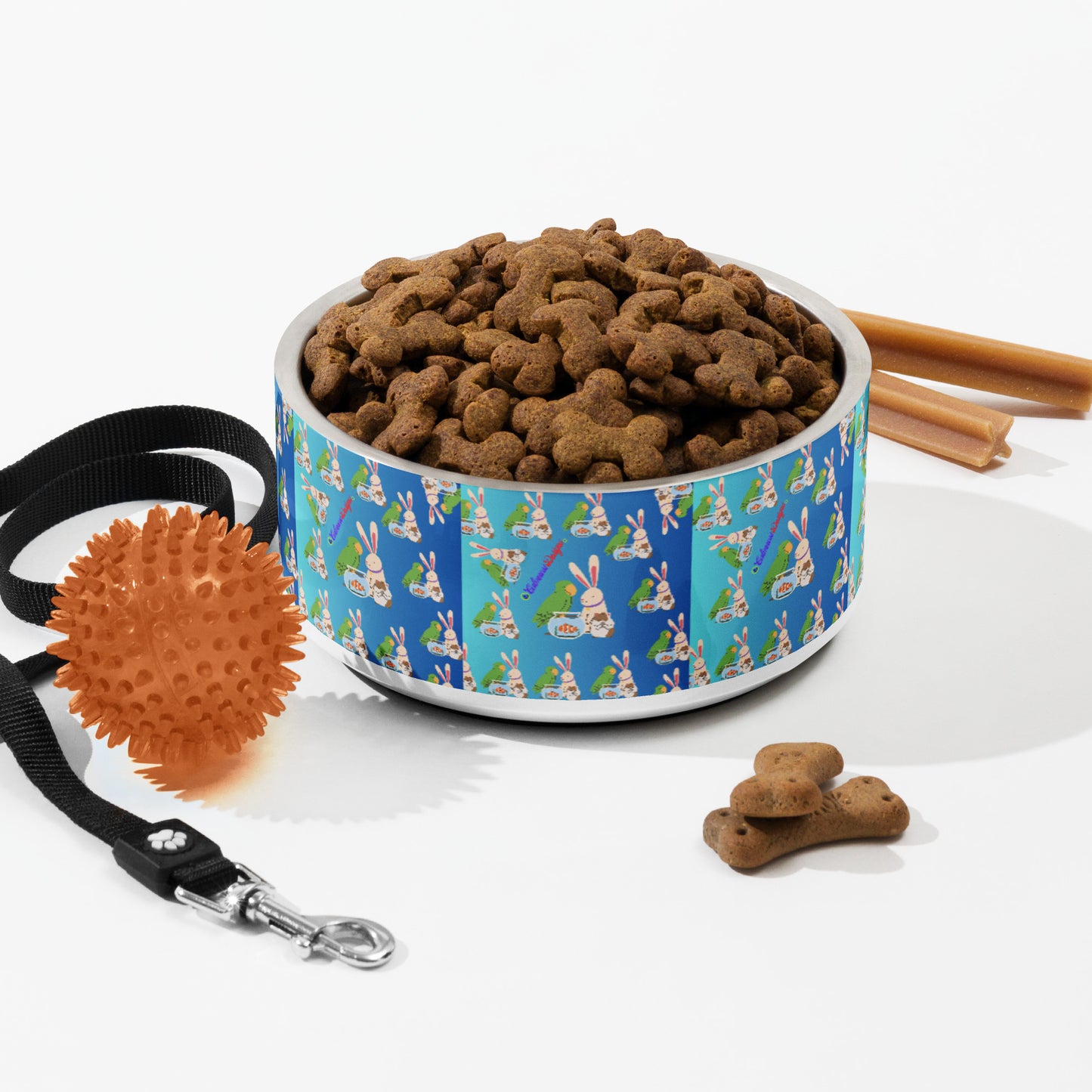 Cute-Pets, Parrots, Bunny, Fish-in-Bowl, CALMNESS DESIGNS, Creative Designer's, Pet bowl