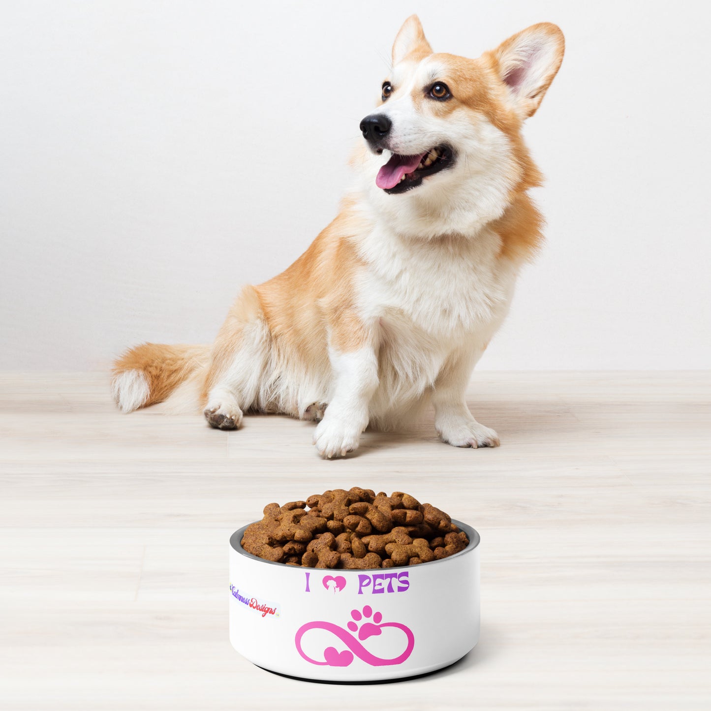 Heart and Pets, I LOVE PETS, CALMNESS DESIGNS, Creative Designer's, Pet bowl