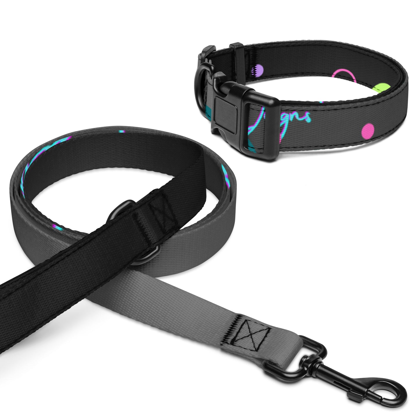 Float Bubble Pattern, (Designer's) Futuristic Frame, CALMNESS DESIGNS, Creative Designer's, Pet collar & leash