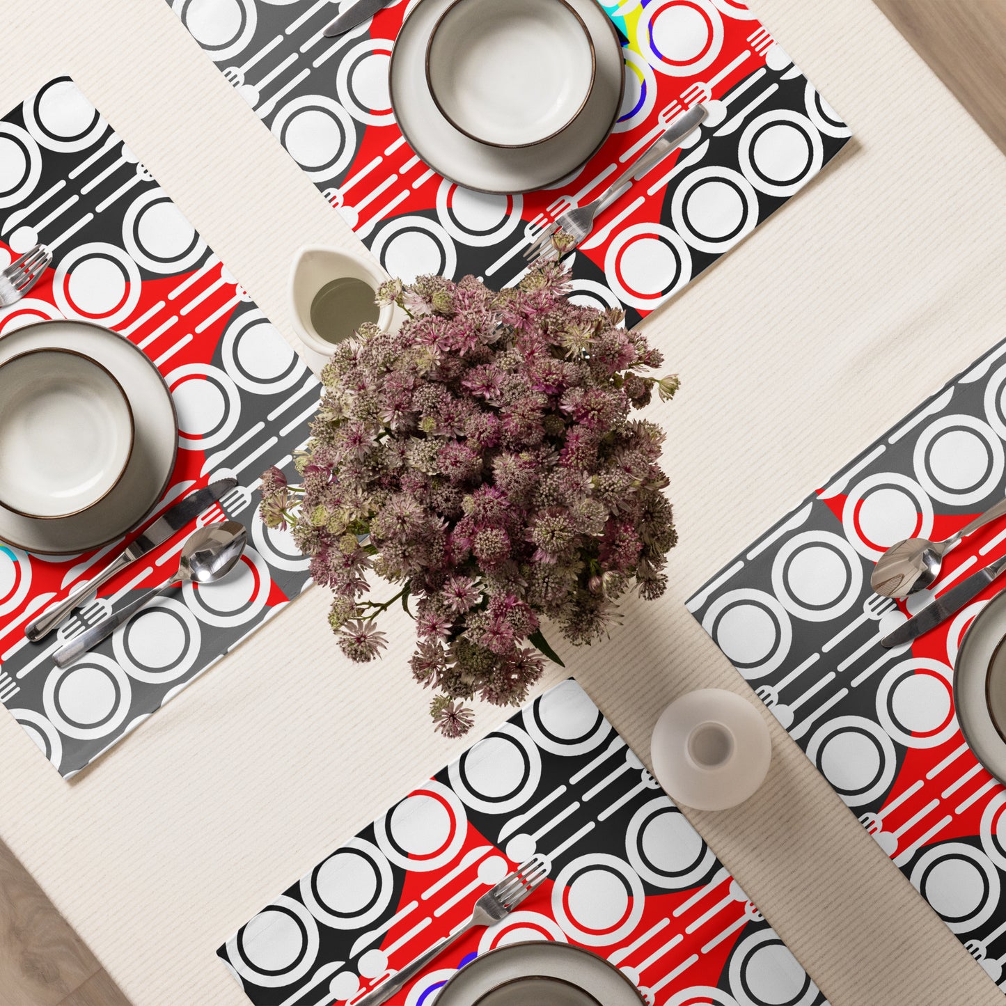 Cutlery Silhouette Icon, CALMNESS DESIGNS, CALMNESS DESIGNS, Creative Designs, Placemat Set
