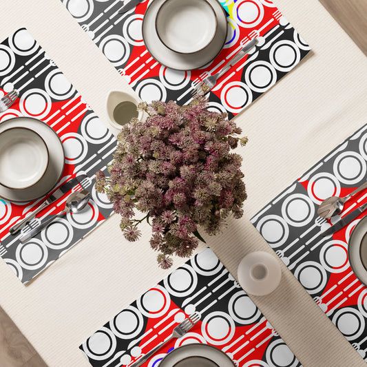 Cutlery Silhouette Icon,  CALMNESS DESIGNS, CALMNESS DESIGNS,  Creative Designs,  Placemat Set