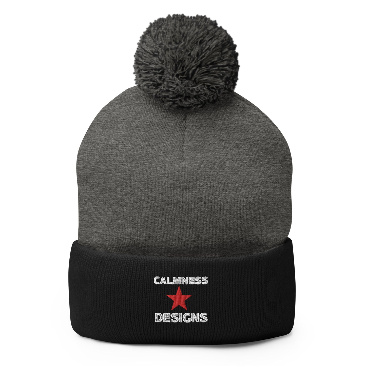 Calmness Designs, Star, Calmness Designs, Pom-Pom Beanie