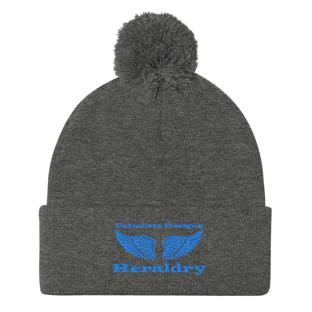Wings for Heraldry, CALMNESS DESIGNS, Creative Designer's, Pom-Pom Beanie