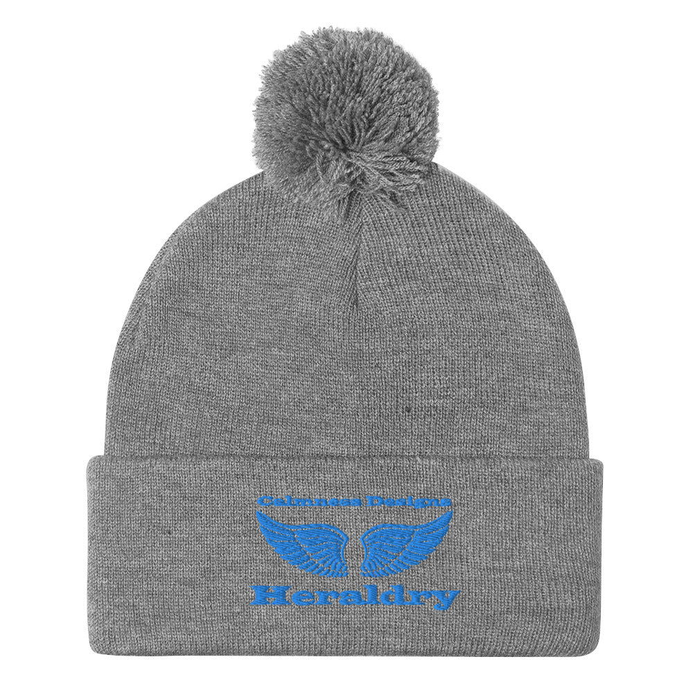 Wings for Heraldry, CALMNESS DESIGNS, Creative Designer's, Pom-Pom Beanie