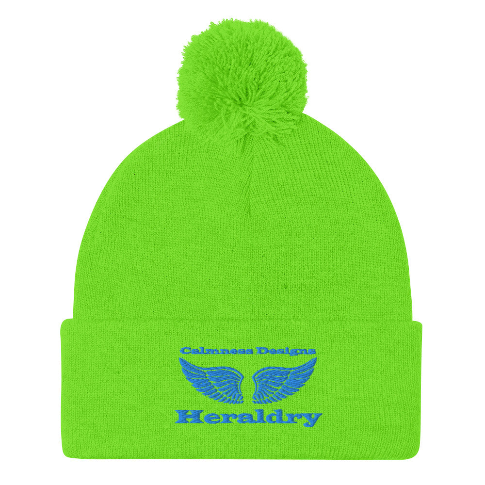 Wings for Heraldry, CALMNESS DESIGNS, Creative Designer's, Pom-Pom Beanie