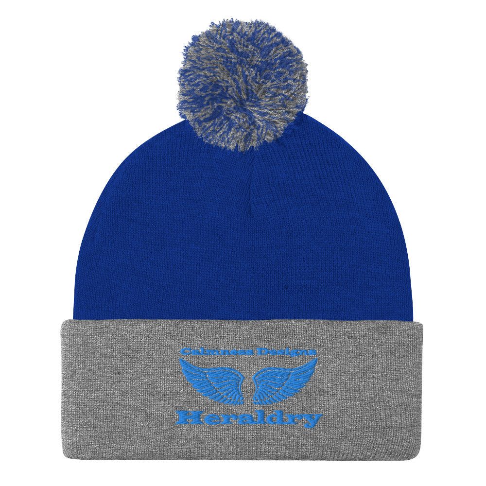 Wings for Heraldry, CALMNESS DESIGNS, Creative Designer's, Pom-Pom Beanie