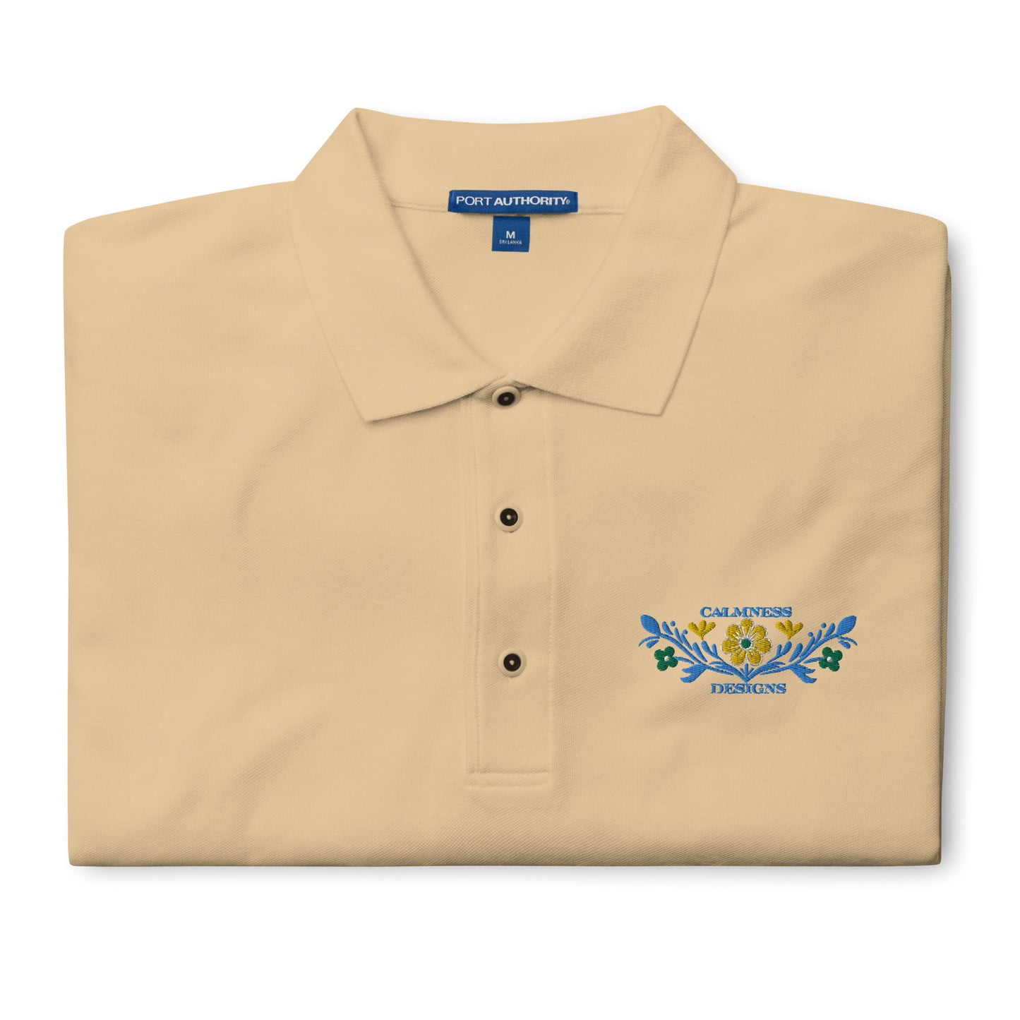 Flower Decoration Mexican Style, CALMNESS DESIGNS, Creative Designer's, Men's Premium Polo