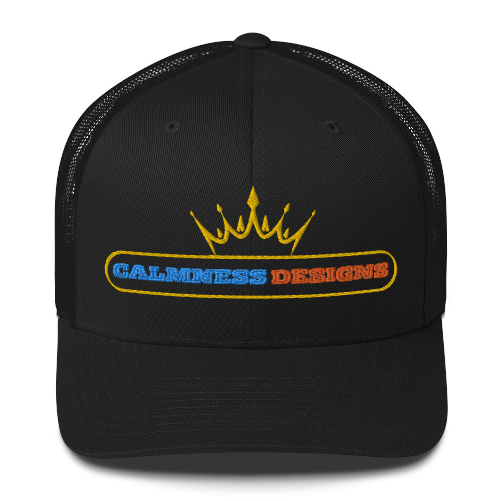Text Frame, CALMNESS DESIGNS, Creative Designer's, Trucker Cap