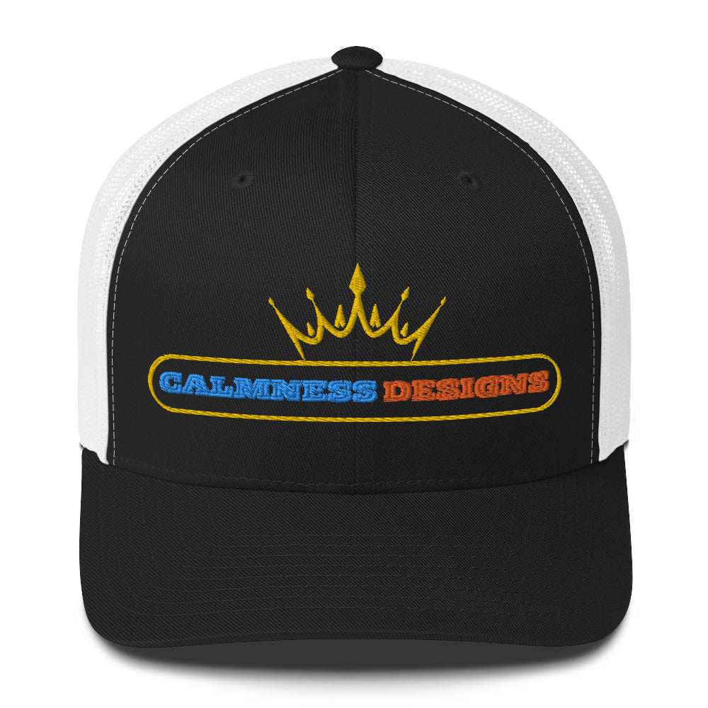 Text Frame, CALMNESS DESIGNS, Creative Designer's, Trucker Cap