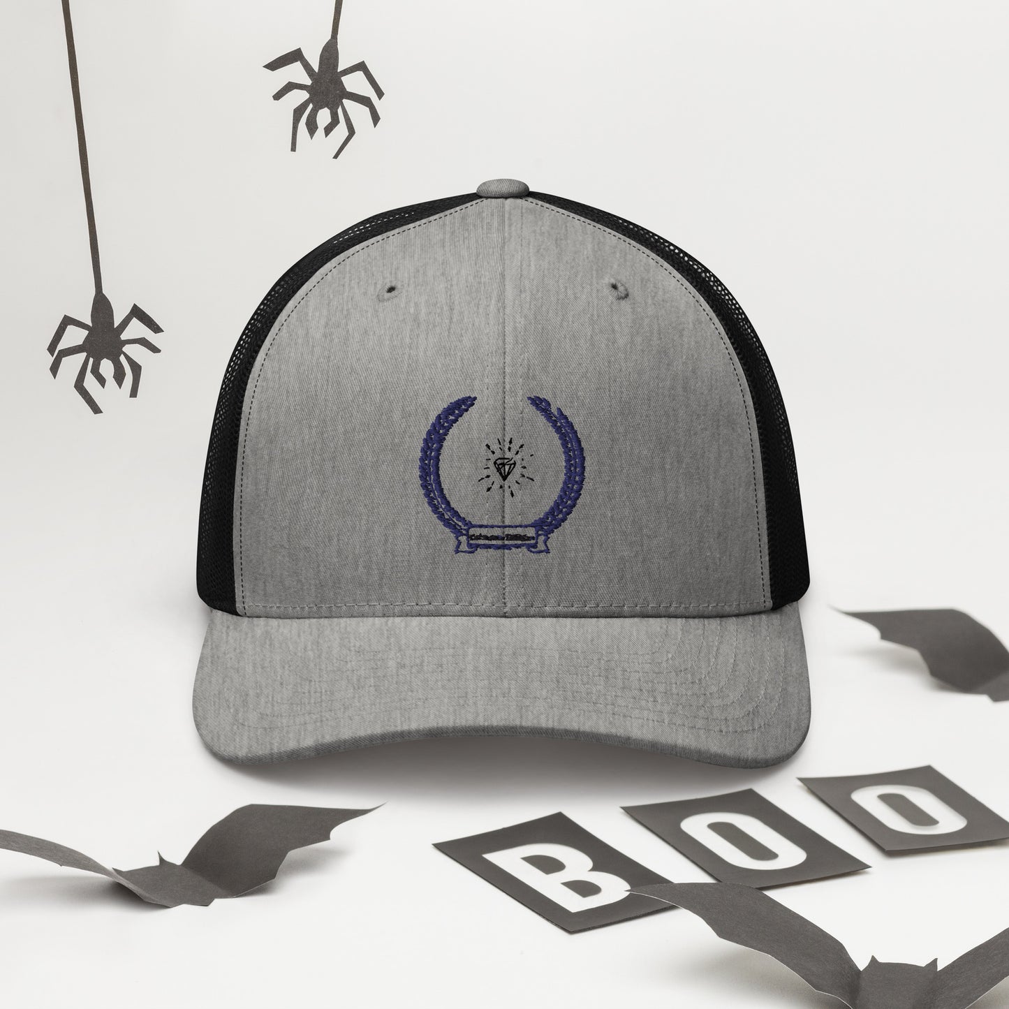 Diamond in Coats of Arms, Calmness Designs, Trucker Cap