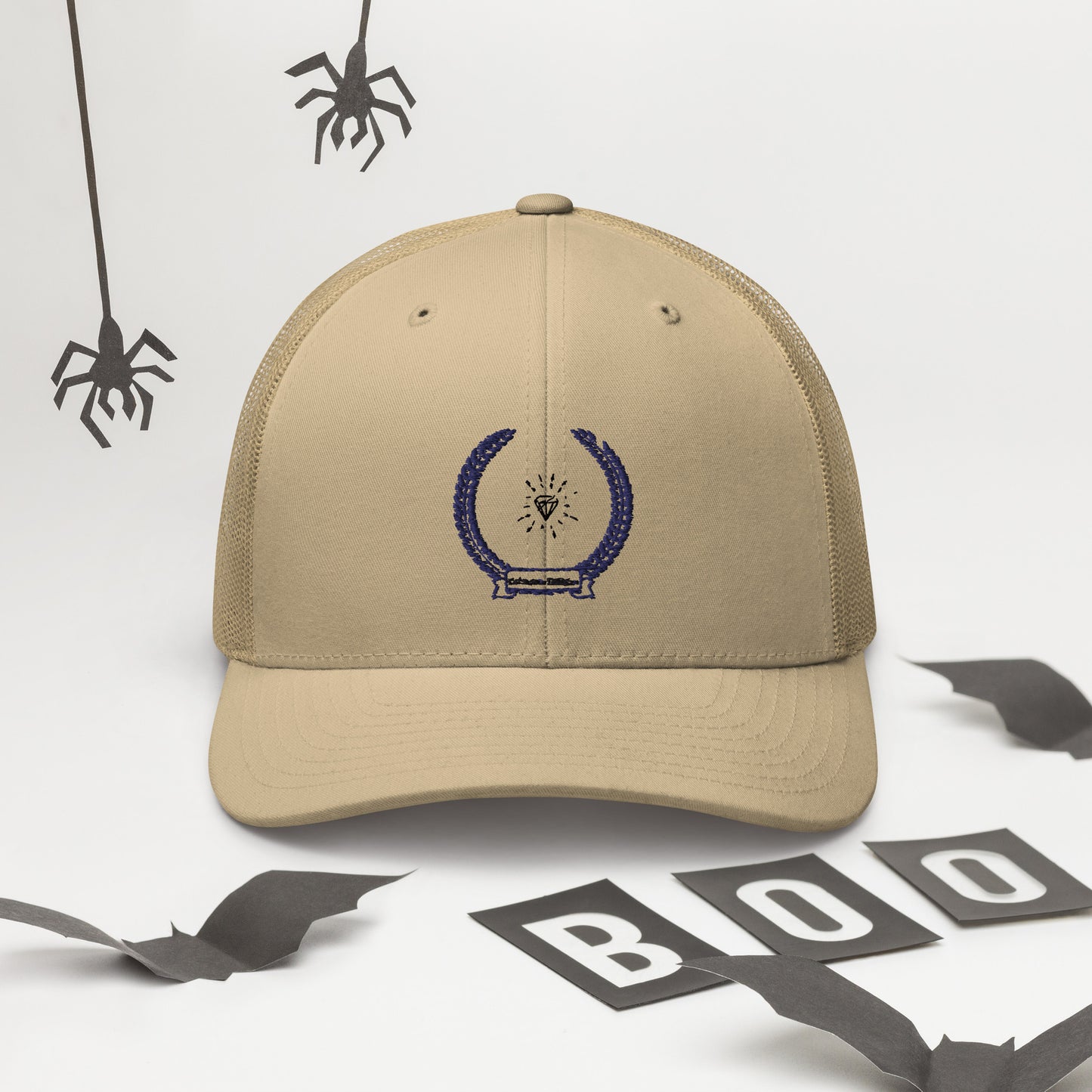 Diamond in Coats of Arms, Calmness Designs, Trucker Cap