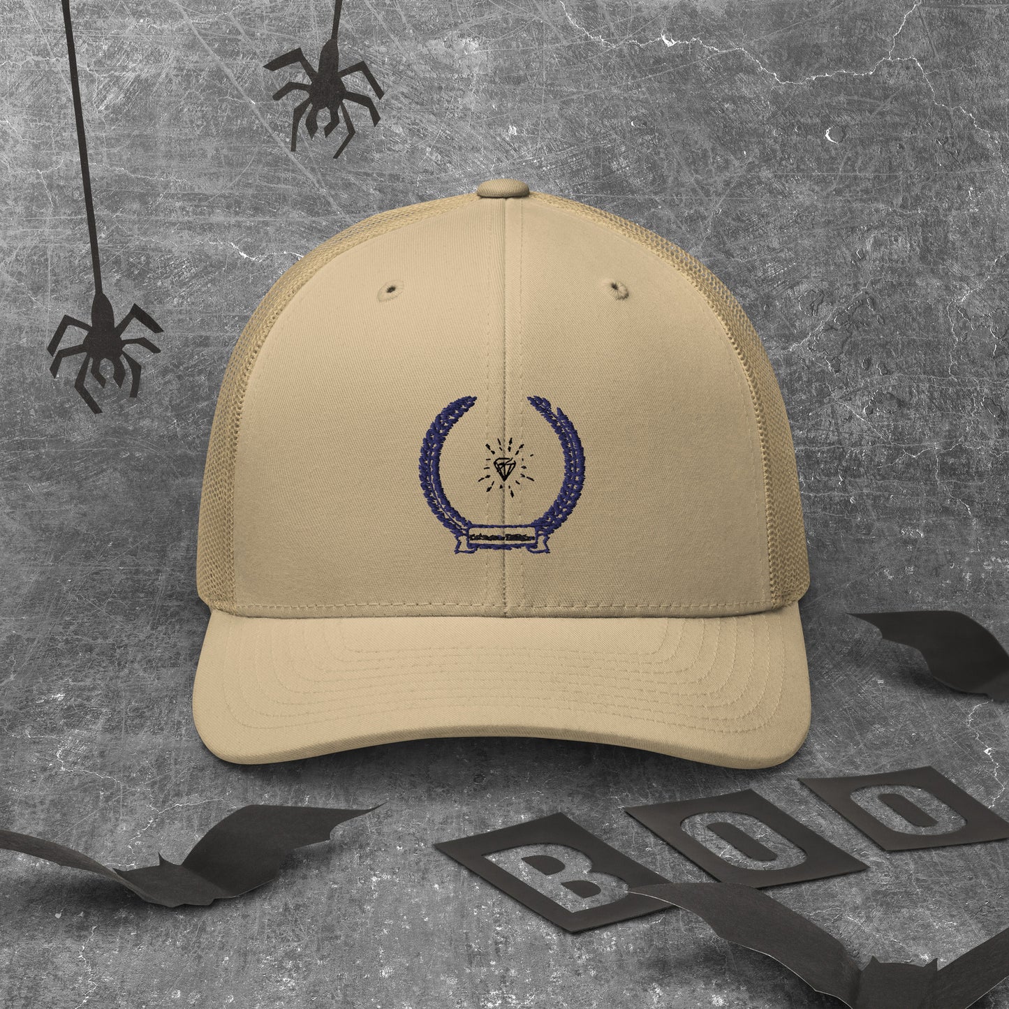 Diamond in Coats of Arms, Calmness Designs, Trucker Cap