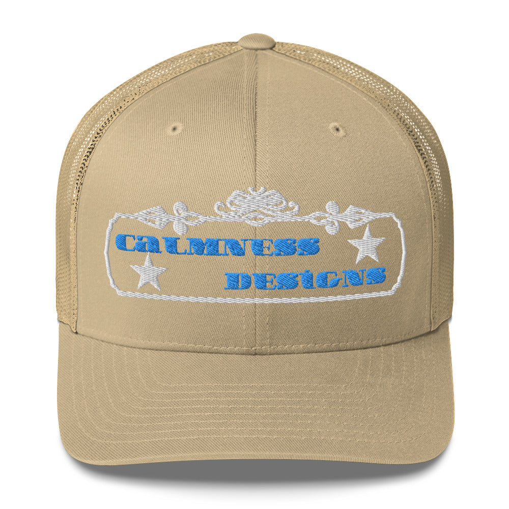 Vintage Rectangular Frame, CALMNESS DESIGNS, Creative Designer's, Trucker Cap