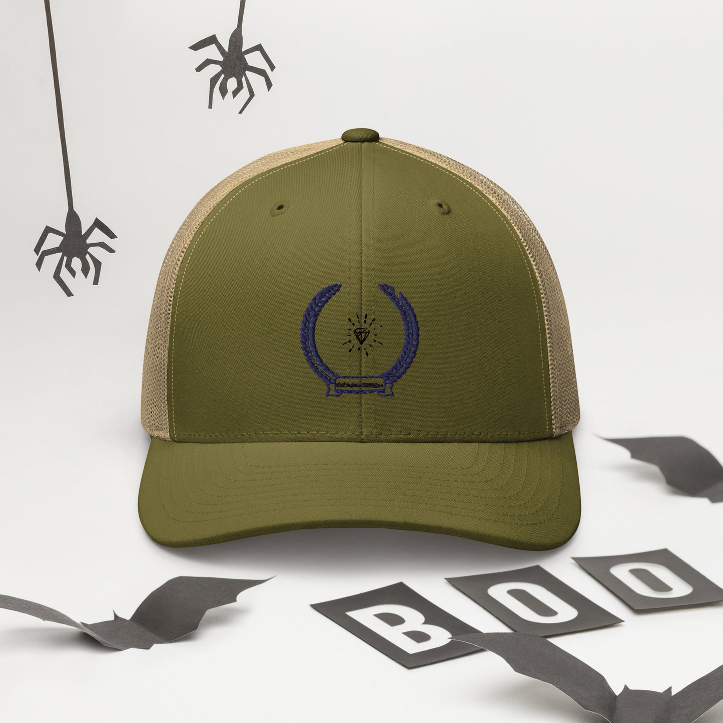 Diamond in Coats of Arms, Calmness Designs, Trucker Cap