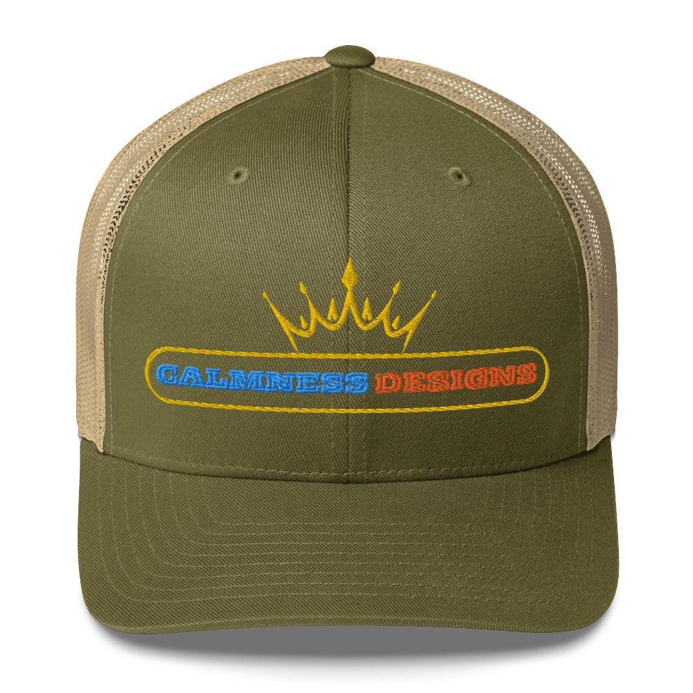 Text Frame, CALMNESS DESIGNS, Creative Designer's, Trucker Cap