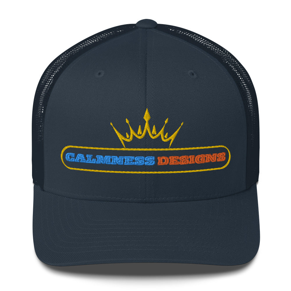 Text Frame, CALMNESS DESIGNS, Creative Designer's, Trucker Cap
