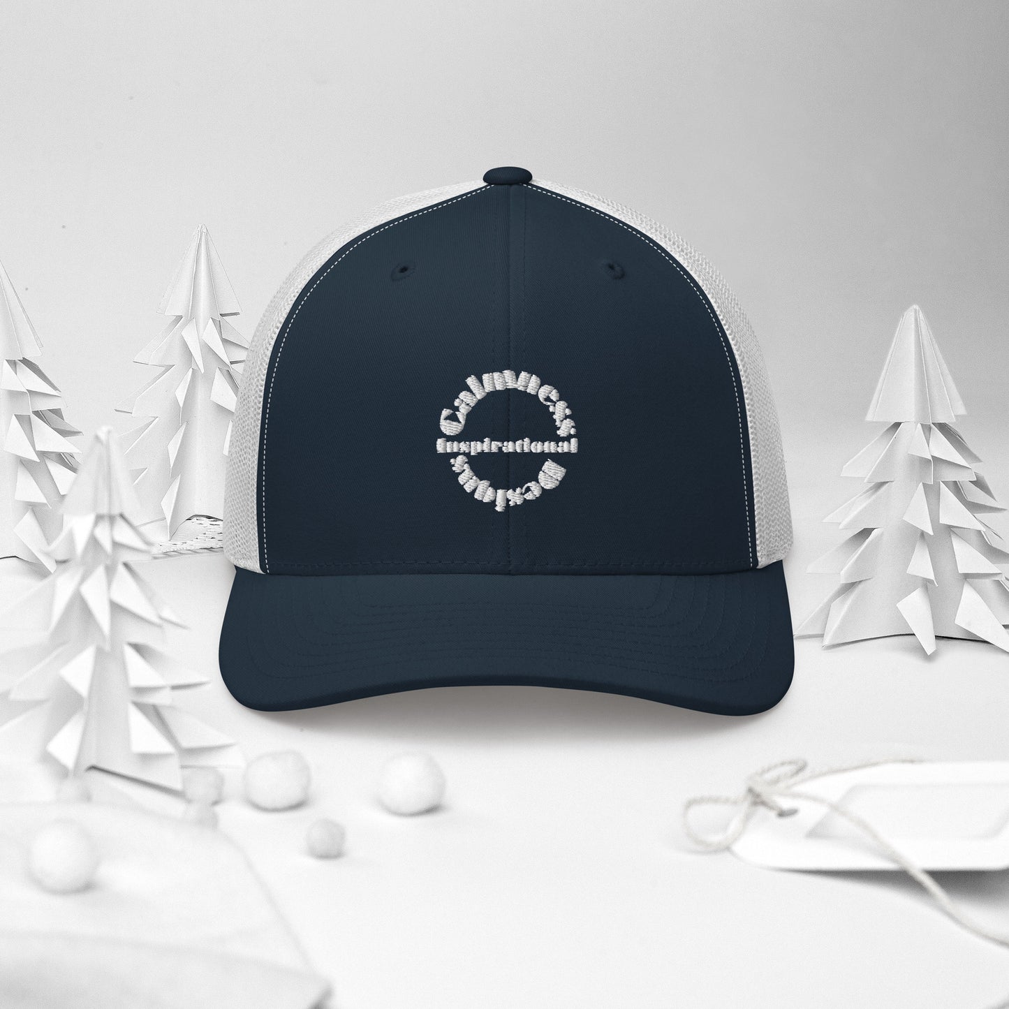 Inspirational, Calmness Designs, Creative Designs, Trucker Cap