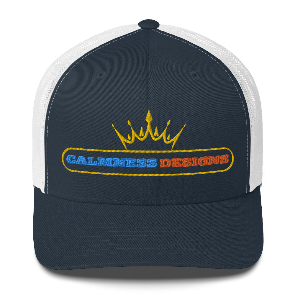 Text Frame, CALMNESS DESIGNS, Creative Designer's, Trucker Cap