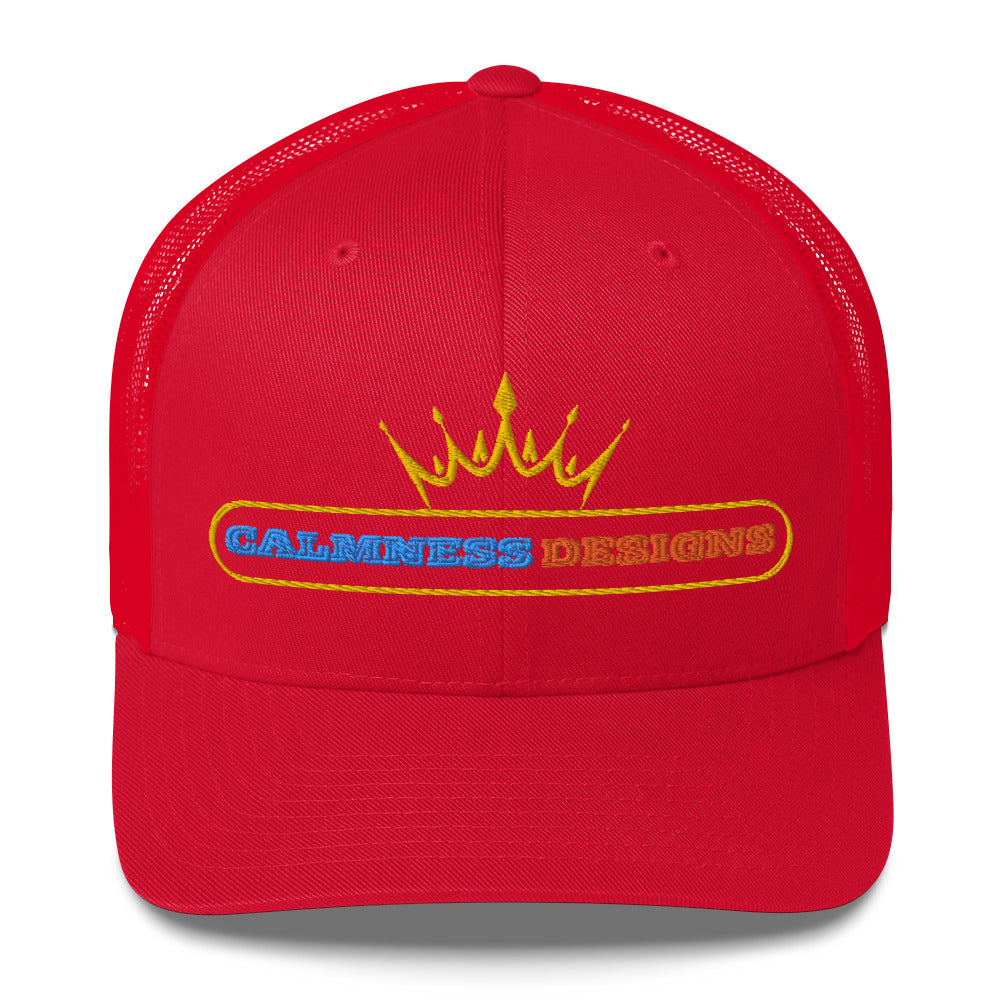 Text Frame, CALMNESS DESIGNS, Creative Designer's, Trucker Cap