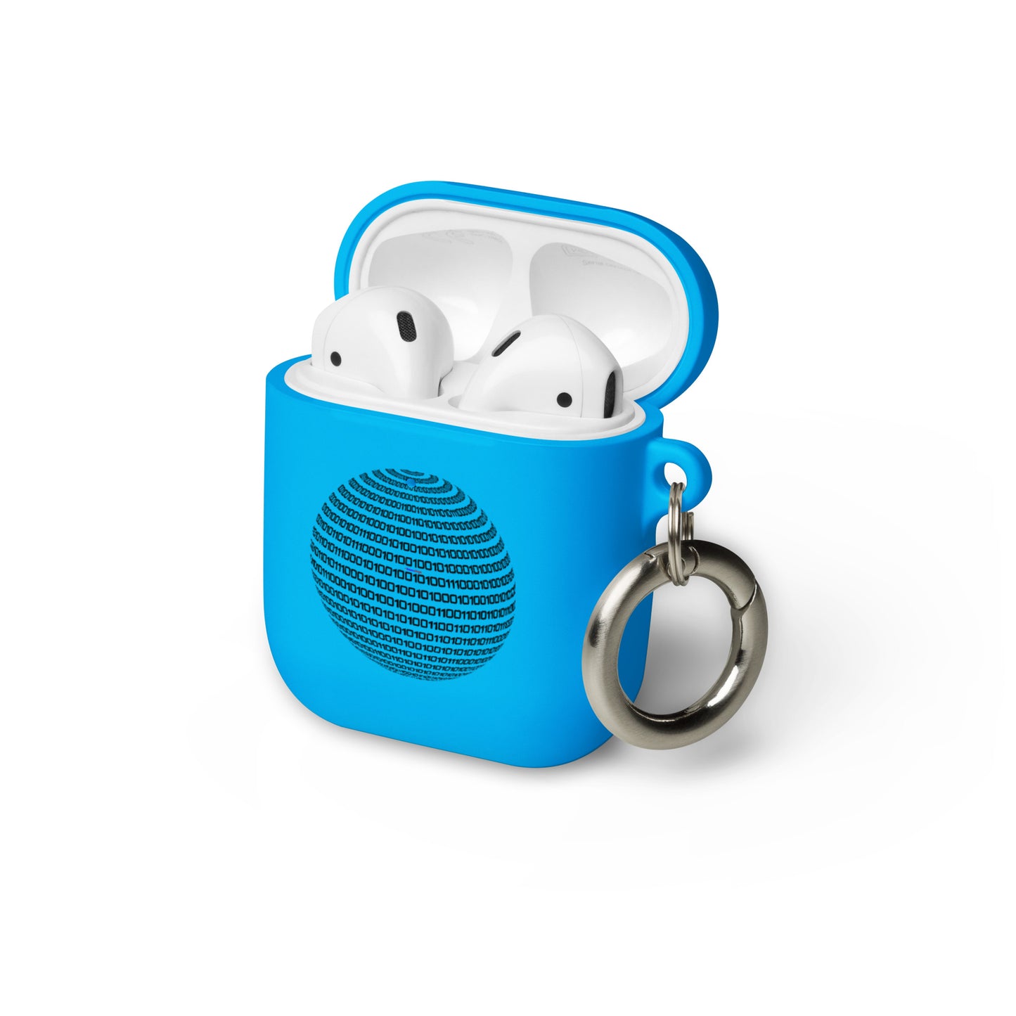 Sphere Binary Code ICON, Ones and Zeros, CALMNESS DESIGNS, Creative Designer's, Rubber Case for AirPods®