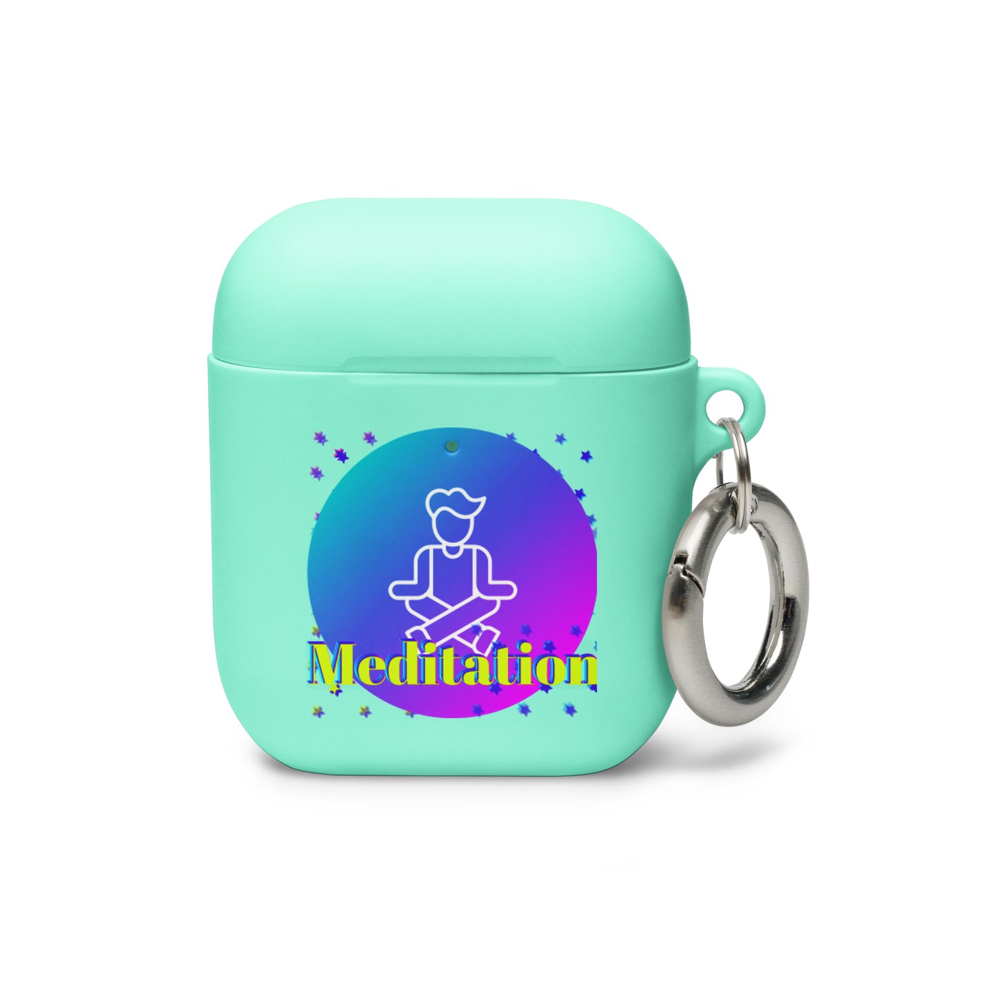 Soul for Yoga and Meditations, Calmness Designs, Rubber Case for AirPods®