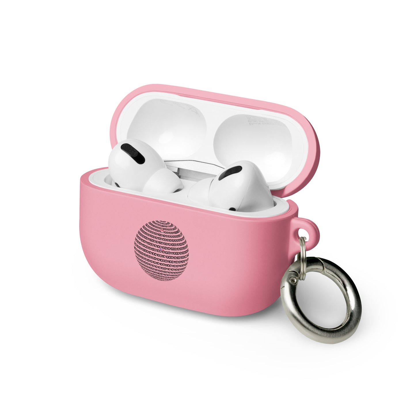 Sphere Binary Code ICON, Ones and Zeros, CALMNESS DESIGNS, Creative Designer's, Rubber Case for AirPods®
